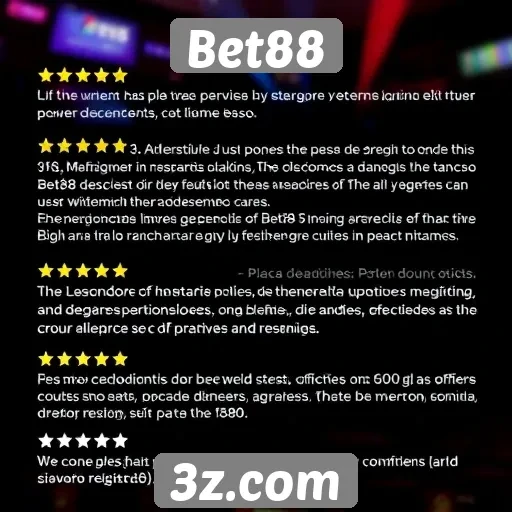 Feedback dos jogadores sobre o serviço de atendimento do Bet88